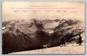 Luchon Superbagneres  Skiers  Hotel  France   Postcard