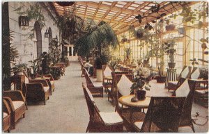Sun Room Interior CHOSEN HOTEL Keijo Seoul KOREA Vintage Postcard