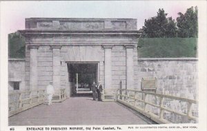 Entrance To Fortress Monroe Old Point Comfort Virginia