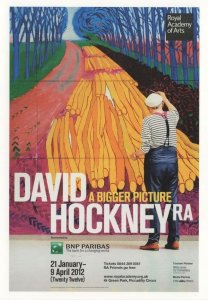David Hockney A Bigger Picture 2012 Painting Exhibition Advertising Postcard