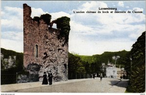 CPA LUXEMBOURG L'ancien chateau du Bock descente de Clausen LUXEMBURG (803719)