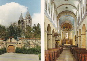 Germany Straubing an der Donau St Peter Romantische Kirche und Friedhofsanlage