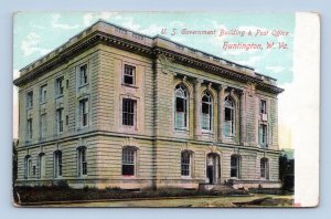 Government Building Post Office Huntington West Virginia WV UNP DB Postcard B16