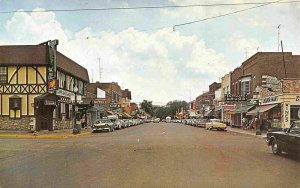Main Street Drug Liquor Stores Minocqua Wisconsin 1960s postcard