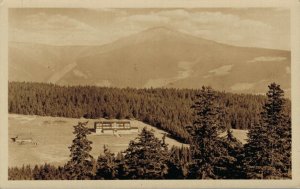 Czech Republic Krkonose Riesengebirge Kolinska Bouda RPPC 07.13