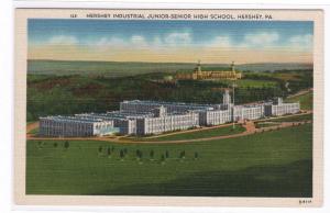 Hershey Industrial Junior Senior High School Pennsylvania postcard