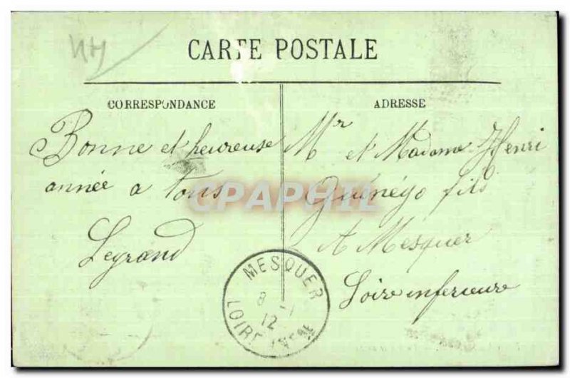 Old Postcard Guerande Gate Saille