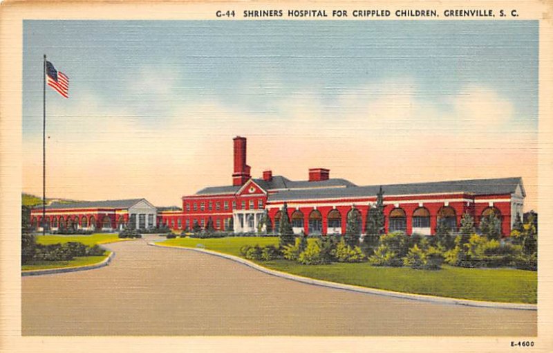 Shriners Hospital for crippled children Greenville, South Carolina