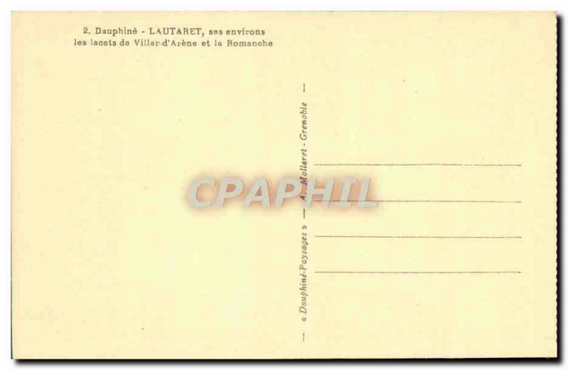 Old Postcard Dauphine Lautaret Its Surroundings The Laces Villard d & # 39Are...