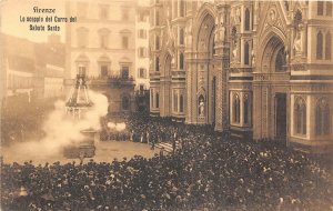 Lot178 Florence firenze italy the bursting of the chariot on Holy Saturday