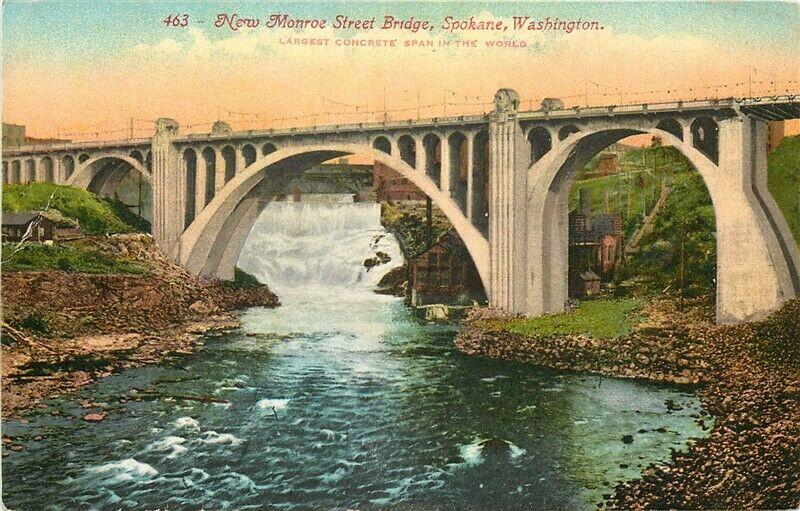 WA, Spokane, Washington, Monroe Street Bridge, Mitchell No. 463