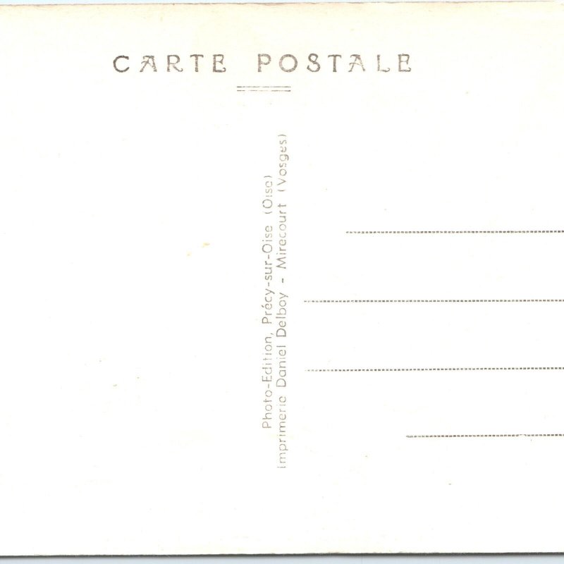 c1920s Creil, Oise, France Rue Gambetta St Renault Auto Dealership Gas Pump A150