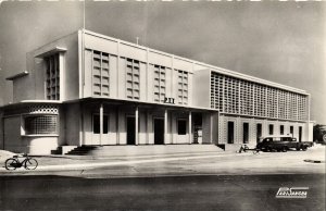 french congo, POINTE-NOIRE, Post Office, Car (1950s) Postcard