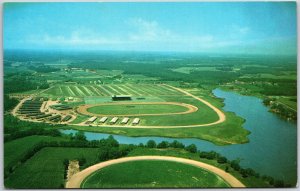 Ocean Downs Raceway Aerial View Between Berlin & Ocean City Maryland MD Postcard
