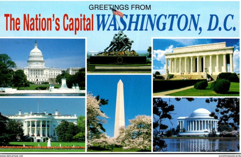 Wasgington D C Greetings From The Nation's Capital Multi View