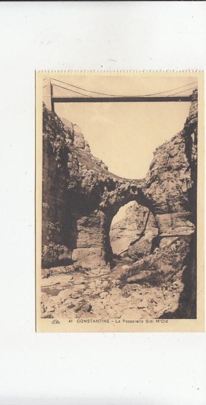 BF18920 la passerelle sidi m cid constantine algeria front/back image