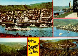 Germany Boppard Gruesse Greetings With Multi View