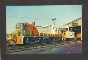 MA Providence & Worcester Alco 161 Railroad Train Massachusetts Mass Postcard