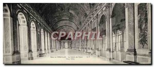 Old Postcard Large Format Palace Of Versailles The Galarie Des Glaces 28 * 11 cm