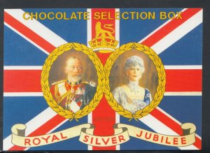 Advertising Postcard -Robert Opie -Chocolate Box Selection, Silver Jubilee T9031