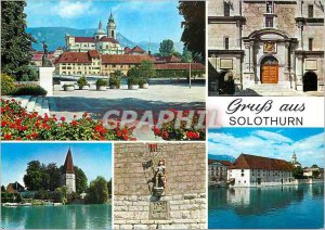 Old Postcard Gross aus Solothurn