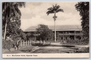 Jamaica Rio-Cobre Hotel Spanish Town Postcard B46