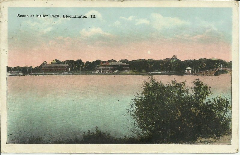 Bloomington, ILL., Scene at Miller Park Illinois