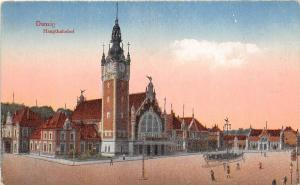 B92806 railway station danzig gdansk hauptbahnhof poland