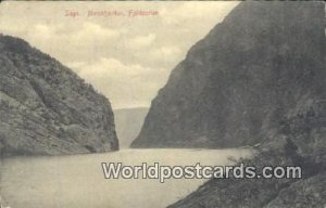 Sogn, Naerofjorden Fjeldporten Norway Postal Used Unknown 