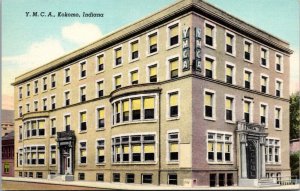 Linen Postcard Y.M.C.A. in Kokomo, Indiana