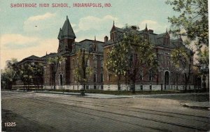 Postcard Shortridge High School Indianapolis IN