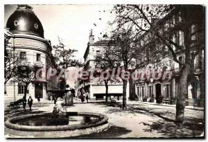 Postcard Old Periauex Place Du September and Hotel Du Commerce