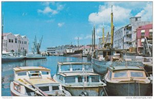 Boats, Bridgetown, Barbados, West Indies, PU-1968