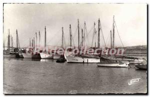 Postcard Ankh Old Harbor Fishing Boats Of