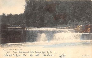 Lower Caughannock falls Cayuga Lake, NY, USA R.P.O., Rail Post Offices Postal...