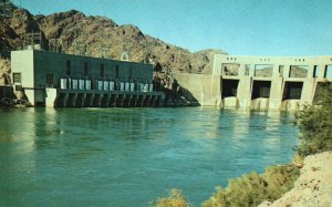 Vintage Postcard View of Parker Dam and Power Plant Colorado River California CA