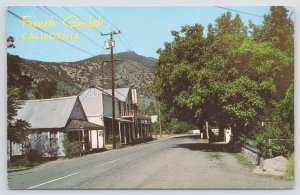 French Gulch California~Main Street~Former Mining Community~Vintage Postcard