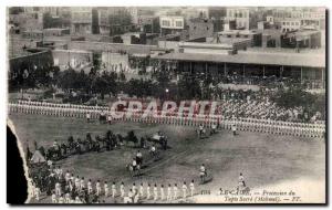 Old Postcard From Cairo Procession Rite Carpet Mahmel Egypt