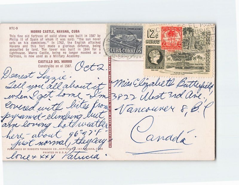 Q-17626 Morro Castle Havana Cuba