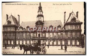 Old Postcard Reims before the Great War The City Hotel