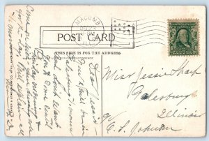 Macomb Illinois IL Postcard Western Illinois State Normal School c1908 Vintage