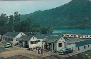 West Virginia Gauley Bridge Edgewater Steak House Motel & Gas Station sk0264a