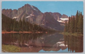 National Parks~Glacier Park Montana~Lake Josephine~Gould Mountain~1959 Postcard