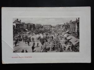 London ROMFORD MARKET PLACE shows BASKET MAKER & LAURIE WINE Co c1904 H.Rawlings