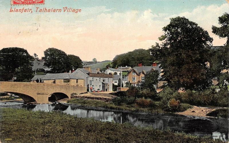 BR63982 llanfair talhalarn village   wales