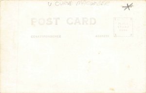 1935 RPPC US 50 U Curve Laurel Mt West of Macomber WV Real Photo P386 X 