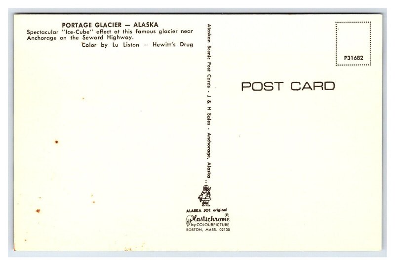 Portage Glacier Kenai Peninsula Alaska Postcard # 3