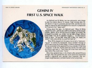 195948 USA SPACE Gemini IV first us space walk card