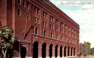 St. Paul, Minnesota - A view of the Auditorium - c1908