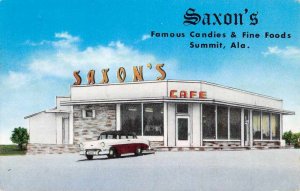 Summit Alabama Saxon's Candies Vintage Postcard AA10267